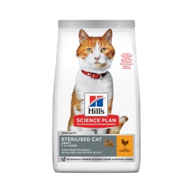 Hill's Science Plan Feline Adult Sterilised Chicken, 3 kg