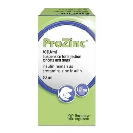ProZinc® insulină veterinară (40 UI/ml)