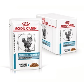 ROYAL CANIN Sensitivity Control, dieta veterinara, plic hrana umeda pisici, afectiuni dermatologice, 1 plic 85 g