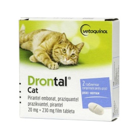 Drontal Cat, antiparazitar intern pentru pisici, 1 tableta