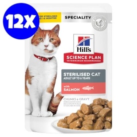 Hill's Science Plan Feline Sterilised Adult Salmon, 1 plic 85 g