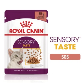 Royal Canin Sensory Taste, hrana umeda pisici, stimularea gustului (in sos), 1 plic 85 g