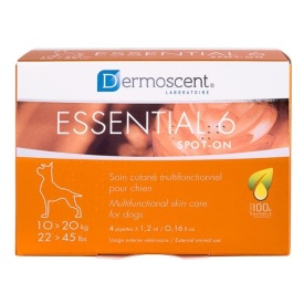 Dermoscent Essential 6 Spot-on Caine 10-20 kg 1 pipeta (*4 pipete/cutie)