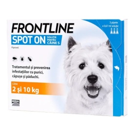 Frontline Spot On Câine S (2–10 kg) – 3 pipete spot-on - Img 2