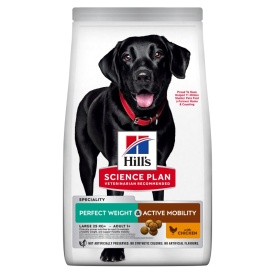 Hill's Science Plan Canine Adult Perfect Weight & Active Mobility Large Breed Chicken, 12 kg - Img 2
