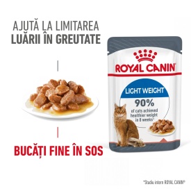 Royal Canin Light Weight Care Adult hrana umeda pisica, limitarea cresterii in greutate (in sos), 1 plic 85 g
