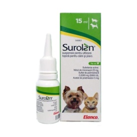 Surolan, solutie otica, 15 ml