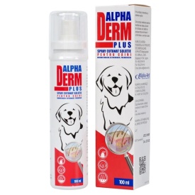 ALPHADERM PLUS SPRAY (100 ml) - trateaza dermatita la caini