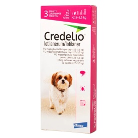 Credelio Dog 112 mg (2.5-5.5 kg) - 3 tablete