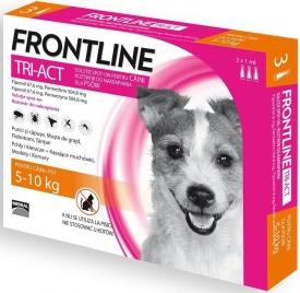 Frontline Tri-Act Câine S (5-10 kg) – 3 pipete spot-on - Img 2