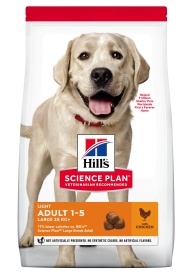 Hill's Science Plan Canine Adult Light Large Breed Chicken, 14 kg