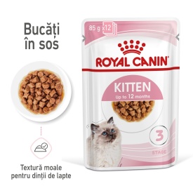 Royal Canin Kitten hrana umeda pisica (in sos) 1 plic 85 g