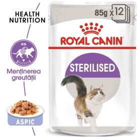 Royal Canin Sterilised Adult hrana umeda pisica sterilizata (in aspic-jelly), 1plic 85 g