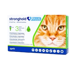 Stronghold Plus Pisica 60 mg, 10 ml (5 - 10 kg), 3 pipete
