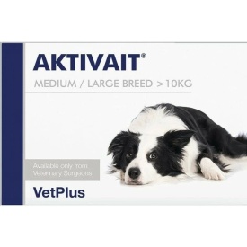 Aktivait Medium and Large Breed, 60 tablete, Susține Funcția Cerebrala la Câini Seniori - Img 2