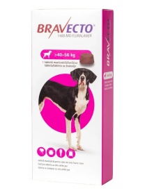 Bravecto pentru câini 40–56kg, 1400mg 1 tabletă, protecție purici și căpușe până la 12 săptămâni - Img 2