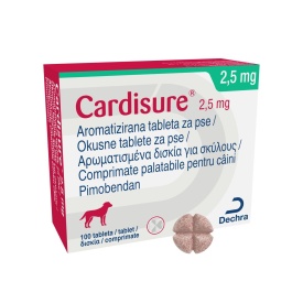 Cardisure 2.5 mg x 100 tablete palatabile