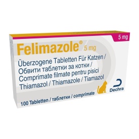 Felimazole, 5 mg/ 100 comprimate
