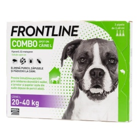 Frontline Combo Câine L (20-40 kg) – 3 pipete spot-on - Img 2