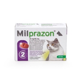 Milprazon Cat 16 / 40 mg (2 - 8 kg), 1 tablete