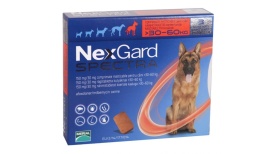 NexGard Spectra XL (30 – 60 kg) – 1 tableta - Protecție Maximă pentru Câini de Talie Mare