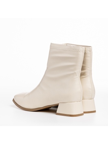 Botine dama bej din piele ecologica Ainsley - Img 3