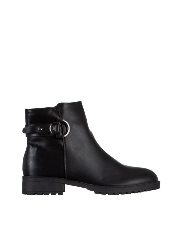 Botine dama negre din piele ecologica Belmira - Img 4