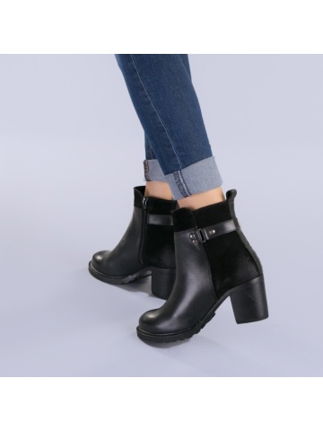 Botine dama piele Sena negre - Img 3