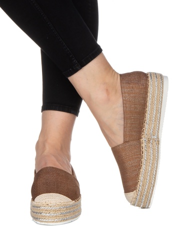 Espadrile dama Drina camel - Img 4