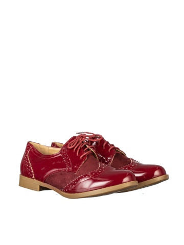 Pantofi casual dama Claire grena - Img 4