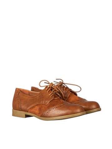 Pantofi dama casual Caseza camel - Img 4