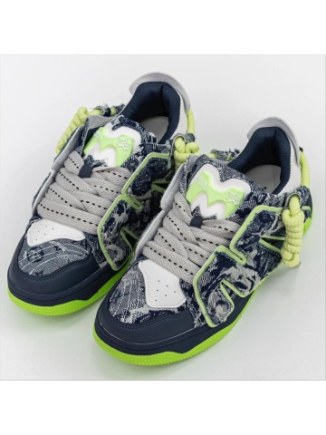 Pantofi sport barbati verzi din material textil Harlow - Img 7