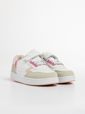 Pantofi sport copii roz din piele ecologica Camia - Img 4