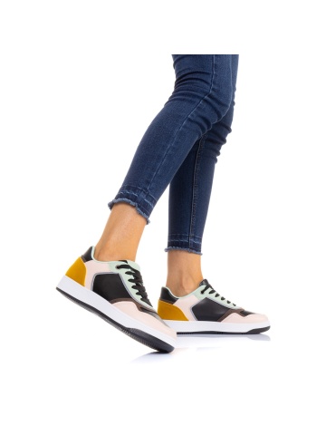 Pantofi sport dama Aimee negri cu camel
