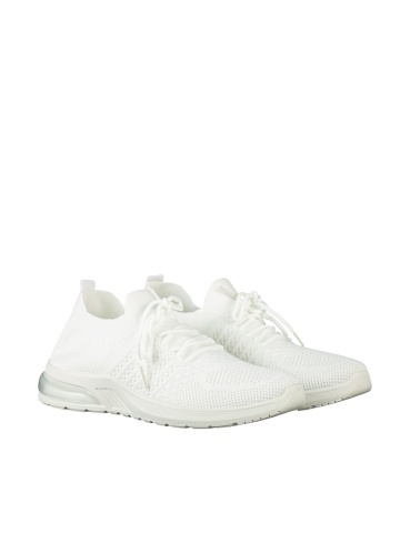 Pantofi sport dama albi din material textil Sprin - Img 4