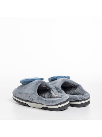 Papuci copii gri din material textil Ronnie - Img 3