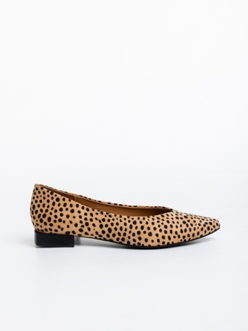 Balerini dama leopard din material textil Ilinka - Img 4