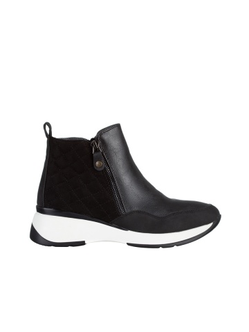 Botine dama negre din piele ecologica Golda - Img 5
