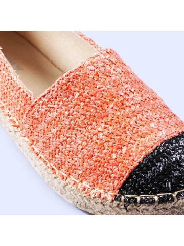 Espadrile dama Cristiana portocalii - Img 2