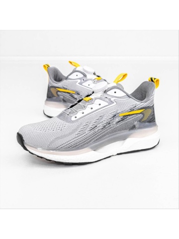 Pantofi sport barbati gri material textil Auredi - Img 5