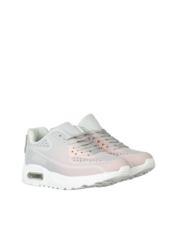Pantofi sport copii Lillya roz cu gri