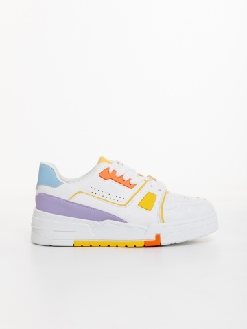 Pantofi sport dama galbeni din piele ecologica Lowery - Img 4