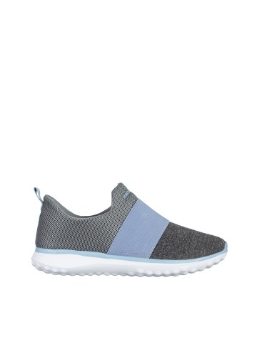 Pantofi sport dama gri cu albastru din material textil Sisto - Img 6