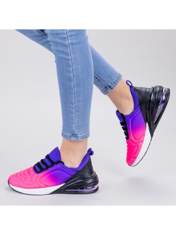 Pantofi sport dama mov din material textil Chadron - Img 2