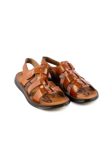 Sandale barbati Floros camel - Img 4