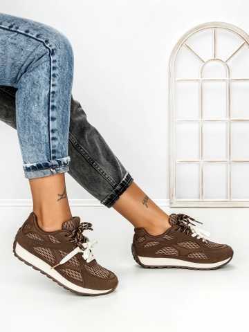 Sneakers dama maro din material textil si piele ecologica Dratena - Img 6
