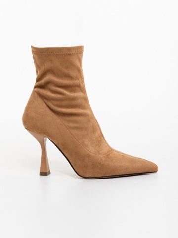 Botine dama bej din material textil Adisia - Img 6