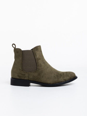 Botine dama verzi din material textil Sauda - Img 4