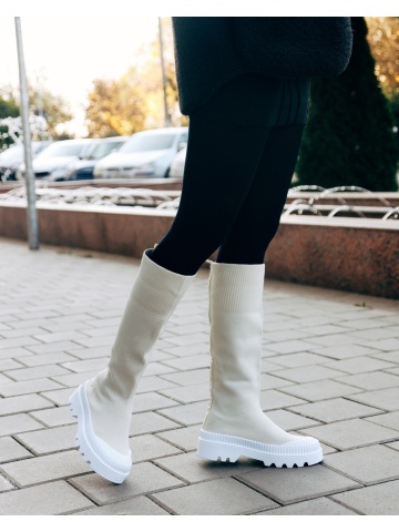 Cizme dama Silvira bej