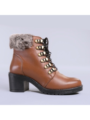 Ghete dama piele Dove camel - Img 5